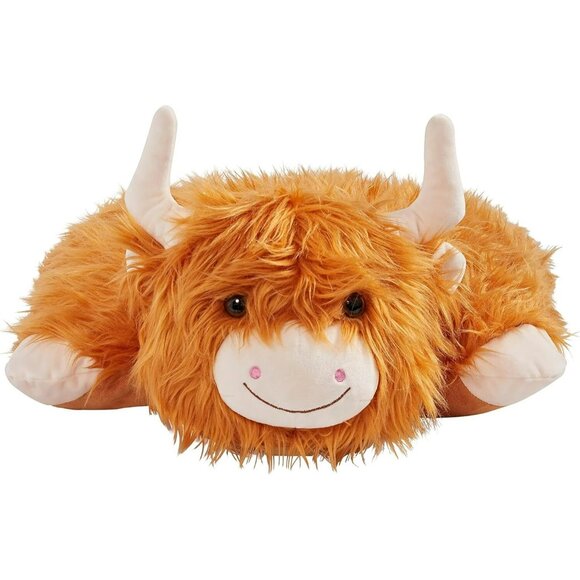 Pillow Pets Highland Cow 16" Pillow Pals Plush - Picture 2 of 16